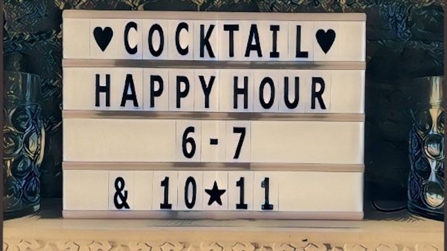 Happy Hour Sign