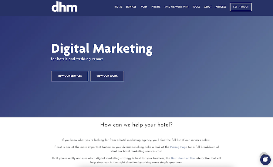 DHM - Hospitality Marketing Agencies
